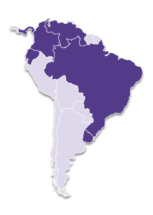 Ubicaciones GetSolutions en latinoamerica